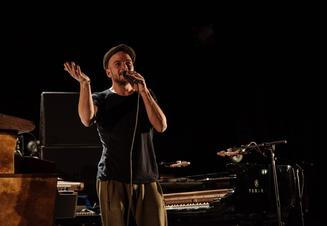 Nils Frahm in concert, Evetim Apollo, London, UK-9598