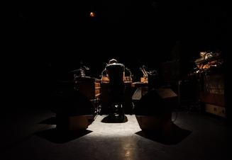 Nils Frahm in concert, Evetim Apollo, London, UK-9460