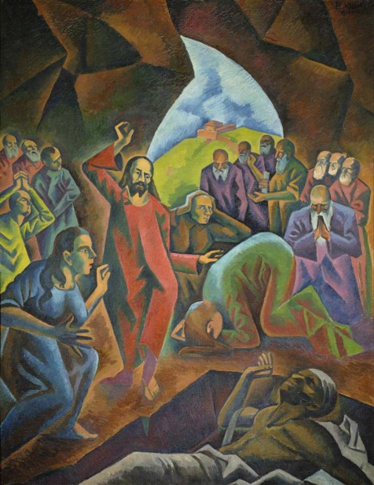 Bohumil Kubišta, Vzkříšení Lazara, 1911-1912, Západočeská galerie v Plzni