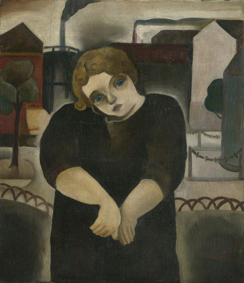 František Foltýn, Růžena, 1924, Galerie výtvarného umění v Ostravě