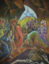 Bohumil Kubišta, Vzkříšení Lazara, 1911-1912, Západočeská galerie v Plzni