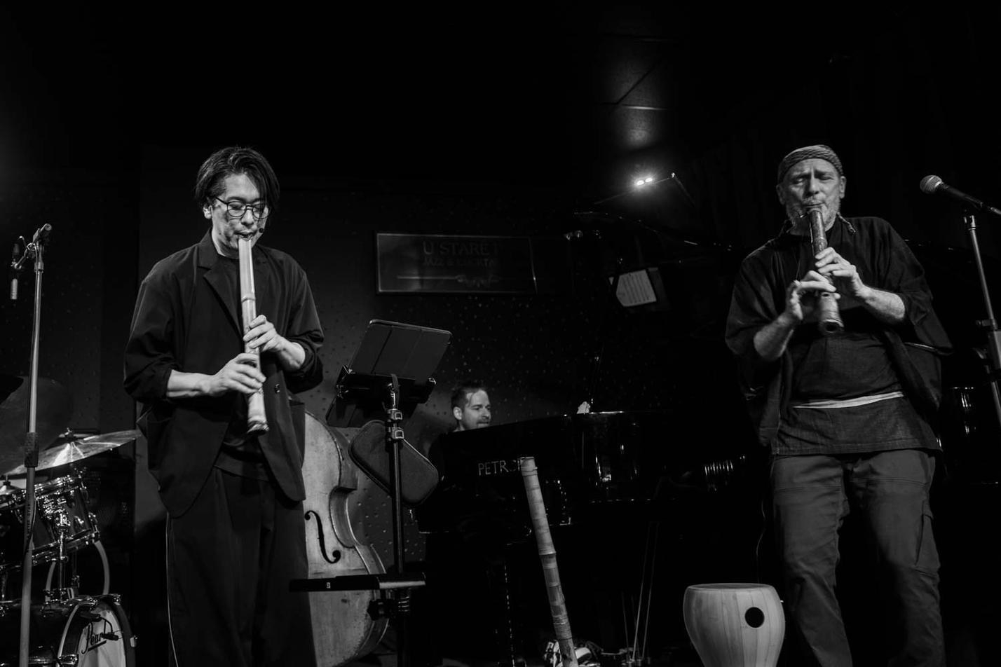 shakuhachi festival 03 Robert Balzar Trio Akihisa Kominato John Kaizan Neptune photo miharumicha