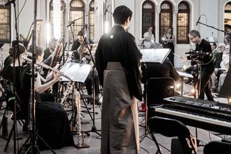 shakuhachi festival 05 orchestr Berg Kenichi Tajima photo miharumicha