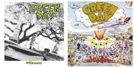 Green Day_cover k deskám 39smooth a Dookie