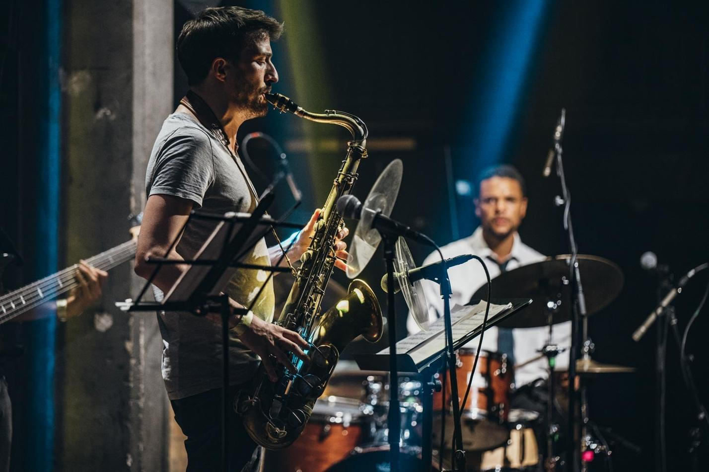 Myele Manzanza in concert, The Jazz Cafe, London, UK - 9213