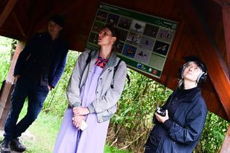 Claudia Von Hassselt & Nicolas Wiese – performance v rozhledně