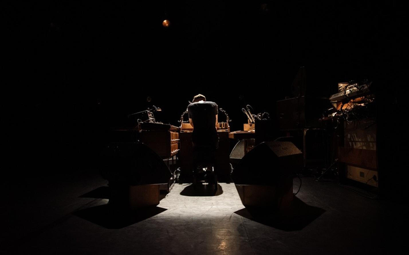 Nils Frahm in concert, Evetim Apollo, London, UK-9460