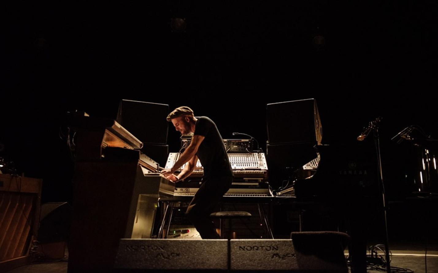 Nils Frahm in concert, Evetim Apollo, London, UK-9502