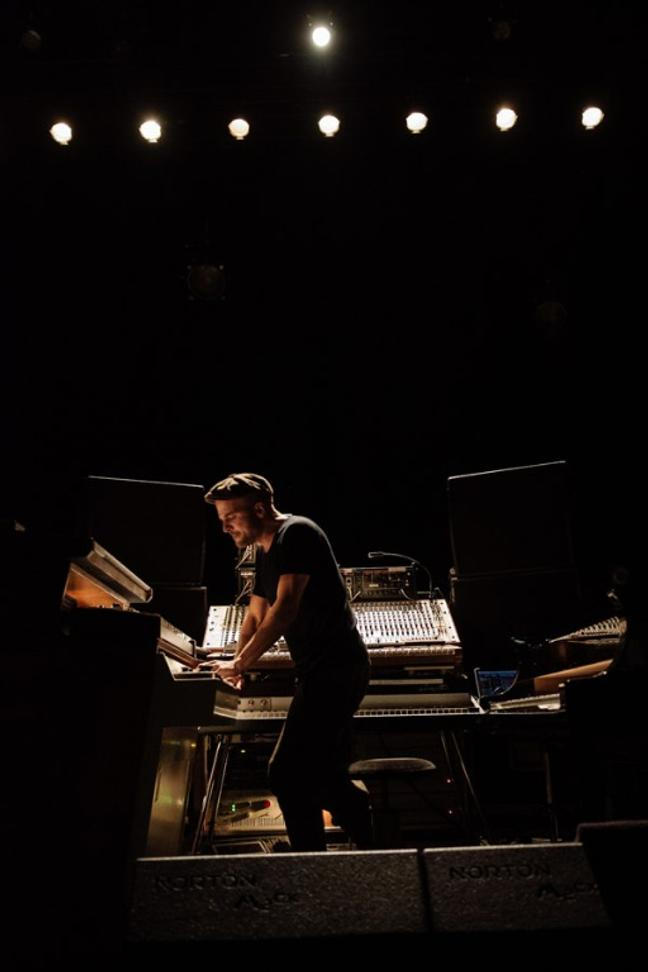 Nils Frahm in concert, Evetim Apollo, London, UK-9541