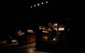 Nils Frahm in concert, Evetim Apollo, London, UK-9480