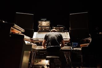 Nils Frahm in concert, Evetim Apollo, London, UK-9525