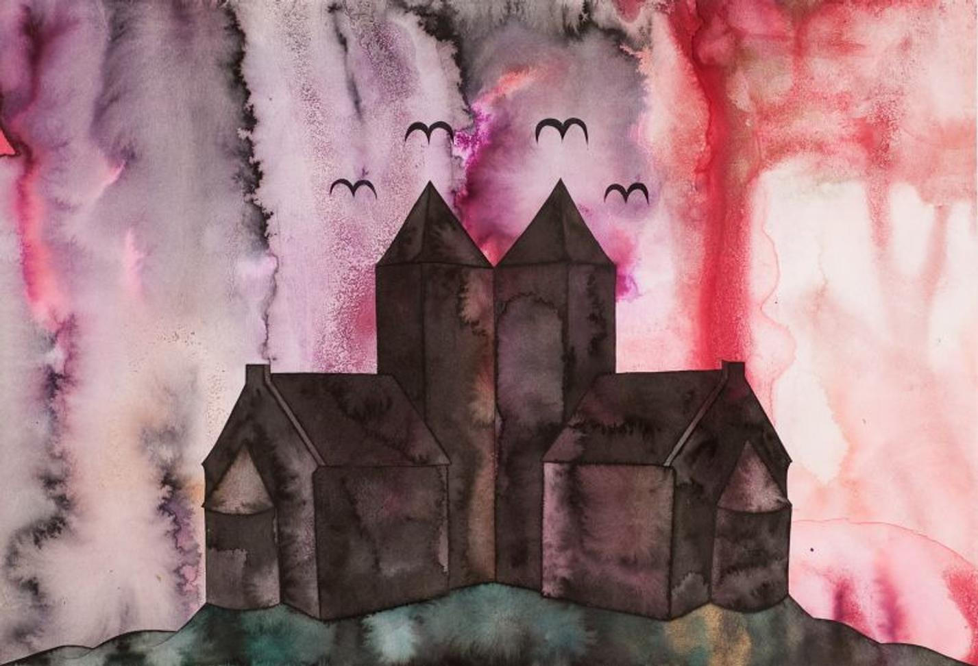 Anezka Hoskova,  My beloved ghost,  akvarel na papire, 60 x 42cm, 2011 (2)