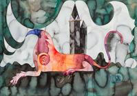 Anezka Hoskova,  Bez nazvu, akvarel na papire, 60 x 42cm, 2011