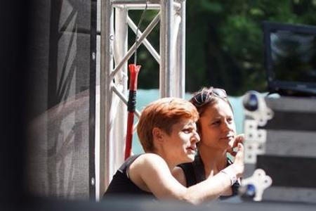 Muzikantka Gabriela Vermelho, která byla na festivalu coby divačka, byla velmi zvědavá co to má Kryštof Kaplan z Vložte Kočku v „té své pramici“