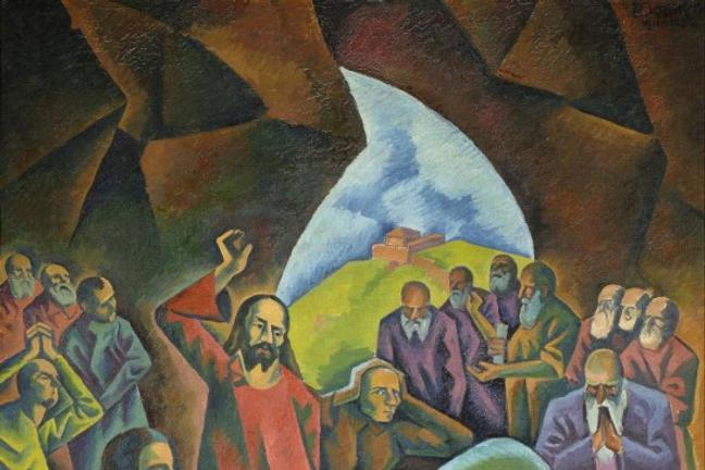 Bohumil Kubišta, Vzkříšení Lazara, 1911-1912, Západočeská galerie v Plzni