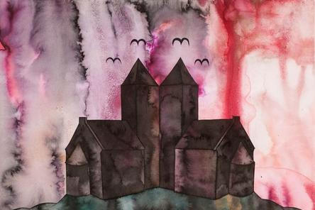 Anezka Hoskova, My beloved ghost, akvarel na papire, 60 x 42cm, 2011 (2)
