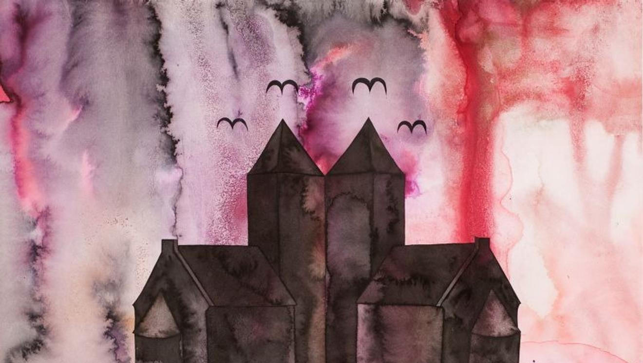 Anezka Hoskova, My beloved ghost, akvarel na papire, 60 x 42cm, 2011 (2)