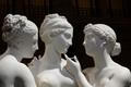 The Three Graces and Cupid by Bertel Thorvaldsen