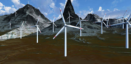 How Can I Relax With Wind Turbine Visuals on My Phone?