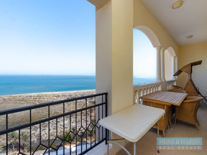 Sea View - Furnished Two Bed -  For Rent Al Hamra Village
