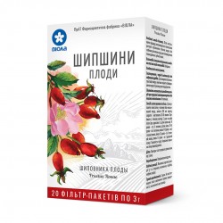 Шиповника плоды в фильтр-пакетах по 3 г, 20 шт. - ПрАТ ФФ Віола
