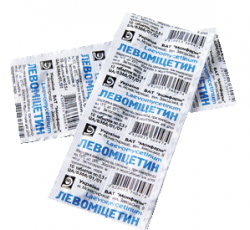 Левомицетин таблетки по 0,5 г, 10 шт. - Монфарм