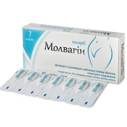 Молвагин пессарии вагинальные, 7 шт.