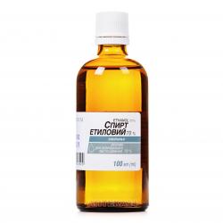 Спирт этиловый раствор для наружного применения 70%, 100 мл