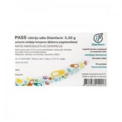 Паск натриевая соль порошок для орального раствора по 5,52 г в пакетике, 25 шт.