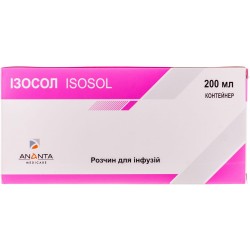 Изосол раствор для инфузий, 200 мл