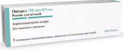 Овитрел 250 мкг/0.5 мл раствор для инъекций