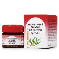 Доктор Тайсс Эвкалиптовый бальзам от кашля и простуды, 20 г
