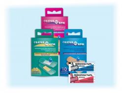 Лейкопластырь бактерицидный 2.5х7.2см С-пласт пленочная основа с хлоргексидином N1 телесный