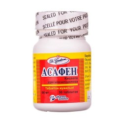 Асафен таблетки по 80 мг, 30 шт.