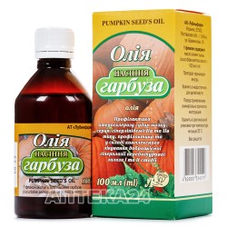 Масло семян тыквы, 100 мл - Лубныфарм