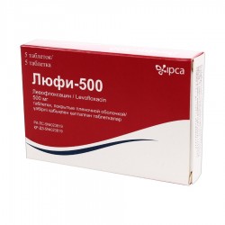 Люфи-500 таблетки антибактериальные по 500 мг, 5 шт.