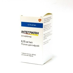 Интегрилин 0.75 мг/мл 100 мл №1 раствор