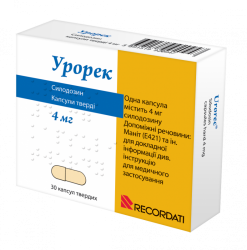 Урорек капсулы по 4 мг, 30 шт.