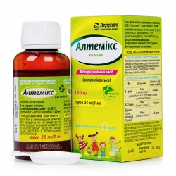 Алтемикс сироп при кашле и простуде, 25 мг/5 мл, 100 мл Спец 
