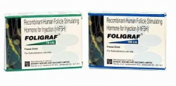 Фолиграф лиофилизат для раствора для инъекций, 150 МЕ + стерильная вода ампула, 0,5 мл