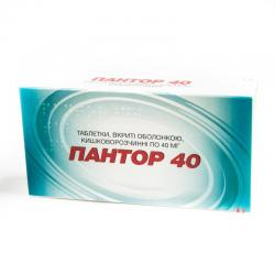 Пантор 40 мг №30 таблетки