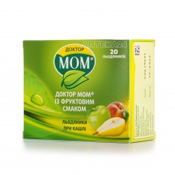 Доктор МОМ леденцы при кашле с фруктовым вкусом, 20 шт.