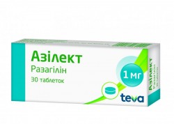 Азилект таблетки по 1 мг, 30 шт.