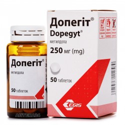 Допегит таблетки от повышенного давления по 250 мг, 50 шт..