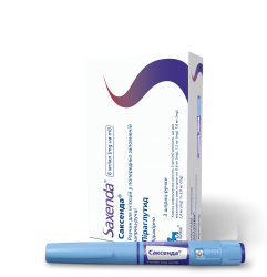 Саксенда раствор для инъекций, 6 мг/мл, по 3 мл в шприц-ручках, 3 шт.