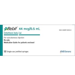 Ребиф 44 мкг 12 ММЕ 0.5 мл шприц №12 раствор