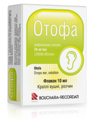 Отофа капли при отите, 26 мг, 10 мл