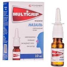 Мультигрип Назаль 0.1% 10 мл спрей