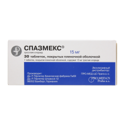 Спазмекс таблетки по 15 мг, 30 шт.