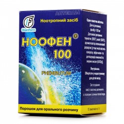 Ноофен порошок 100 мг/доза в пакетике по 1 г, 15 шт.